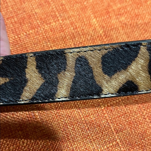 Ralph Lauren Leopard Print Belt - Brown and Black - Picture 7 of 8